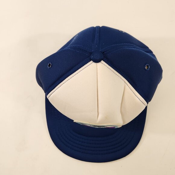 Mohawk Embroidered Patch White Trucker Hat Snapback Cap Mesh 1980s - Picture 3 of 10